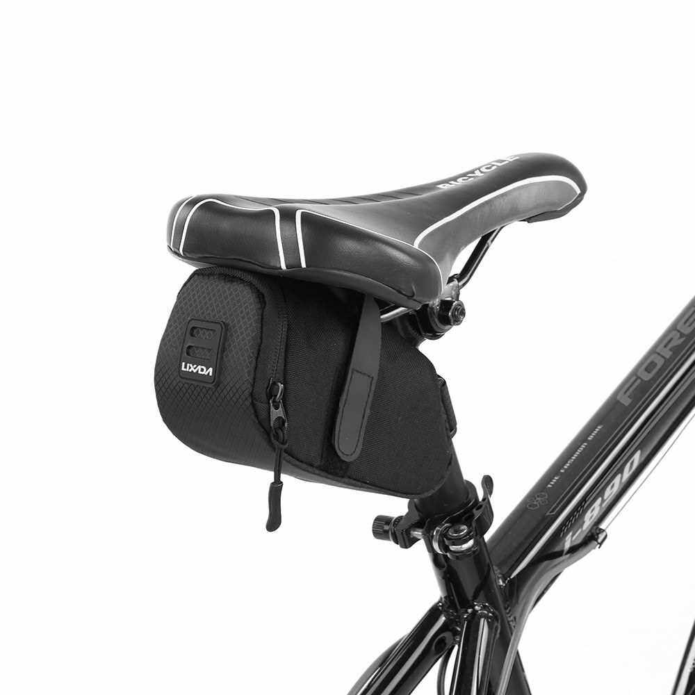 Lixada Mini Mountain Bike Saddle Bag Pouch Road Bicycle Seat Tail Pack ...