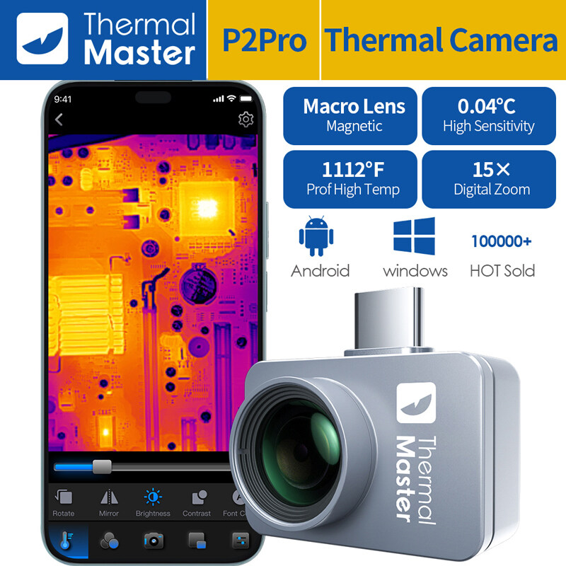 Thermal Master P2PRO High-Resolution Thermal Camera for Electronic and Industrial Inspections ราคา 10,390 บาท*ส่งฟรี
