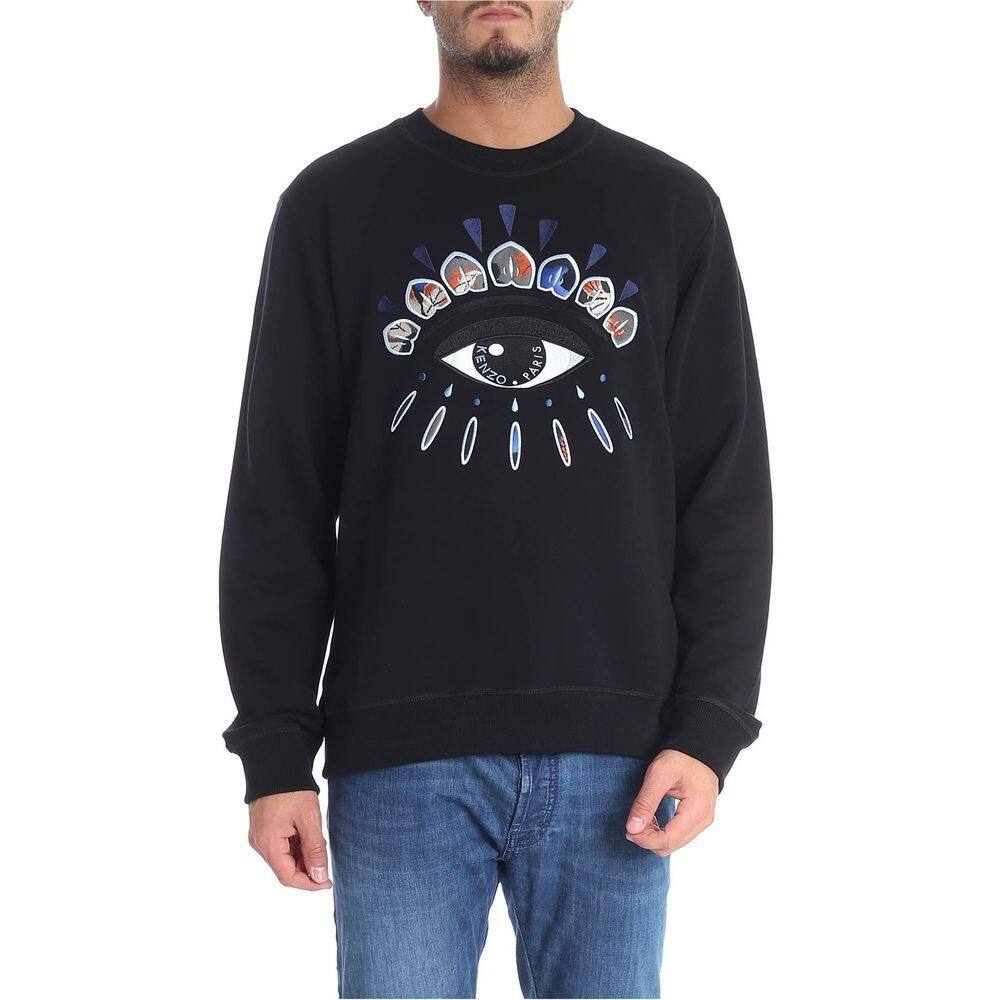 Áo Hoodie Nam Áo nỉ cổ tròn cotton in hình con mắt rộng thường ngày