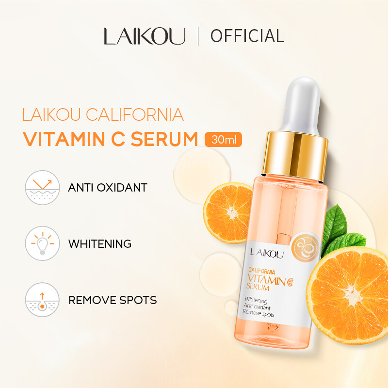 LAIKOU Vitamin C Serum Remove Dark Spots Brightening VC Whitening Essence