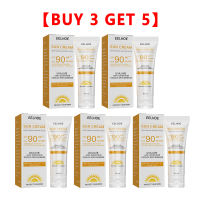 Eelhoe SPF 90 Facial Body Sunscreen Whitening Sun Cream Moisturizing Skin Care Sunlight Protective Cream UV Isolation Protection Spray Oil-control Moisturizing Anti-Aging Cream(40g)