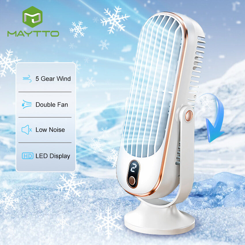 Maytto Mini Xe Đẩy Fan hình dạng bạch tuộc Fan Quạt không cánh Quạt cầm tay Quạt để bàn đèn ban đêm Quạt linh hoạt Đứng Twining Treo/Cầm Tay/Quạt để bàn Cho Nhà trường học văn phòng Ngoài Trời