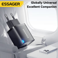 Essager pd30w Loại C Bộ sạc sạc nhanh PD/QC 3.0 sạc nhanh sạc du lịch cho iphone16 15 14-6 Samsung Huawei Xiaomi iPad AirPods máy tính bảng Tai nghe Quạt chuyển đổi TYPE-C pd30w sạc nhanh mini sạc du lịch