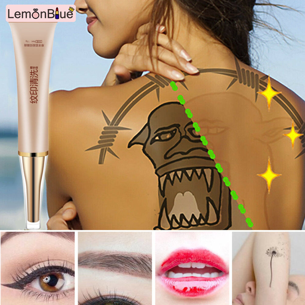Gambar LemonBlue Permanent Tattoo Removal Cream Painless Non toxic Portable for Eye Eyebrow Lip