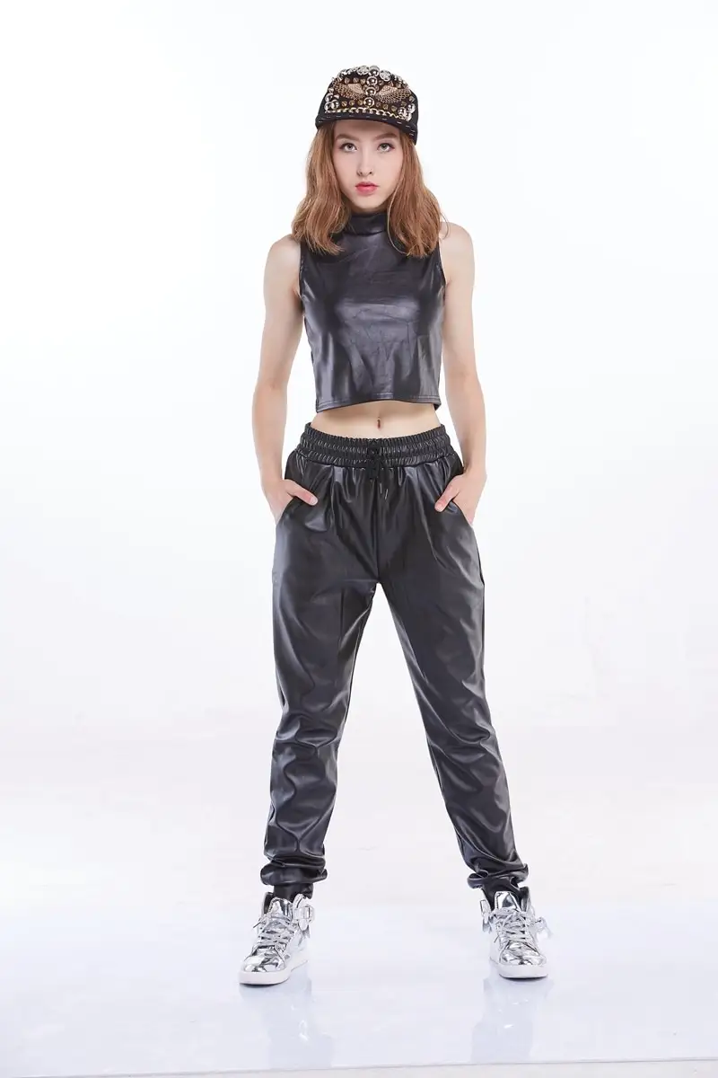 leather sweatpants