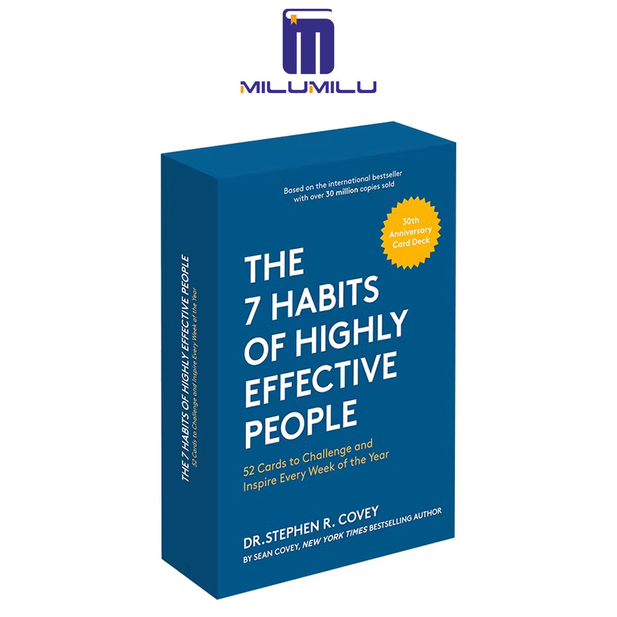 The 7 Habits of Highly Effective People: 30th Anniversary Card Deck (The Official 7 Habits Card Deck) Cards by Stephen R. Covey Original English books ราคา 1,373 บาท*ส่งฟรี
