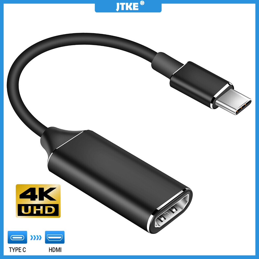 Cáp Tương Thích Type C Sang HDMI Ultra HD 4K USB 3.1 Bộ Chuyển Đổi Cáp HDTV Cho MacBook Chromebook Samsung S8 S9