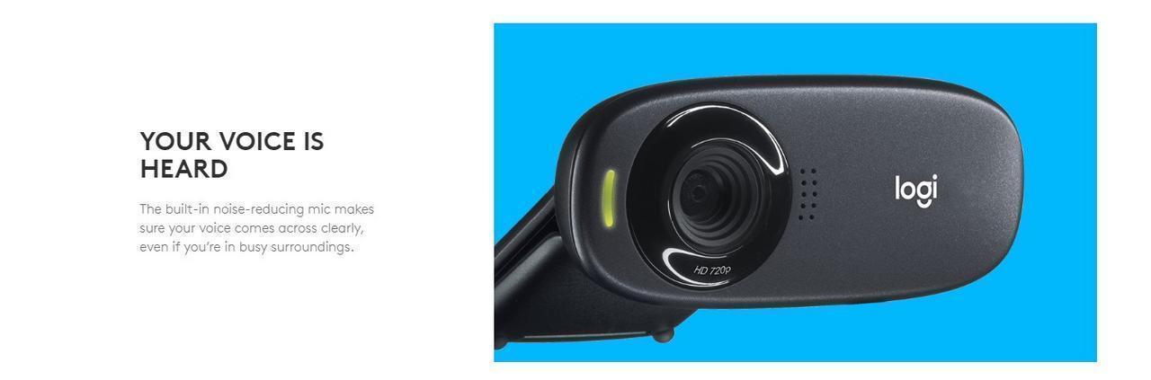 Logitech C310 HD 720p Webcam Sturdy Design with Mic 12 c81a4d6733c5a62db4677a8d8b7bae35