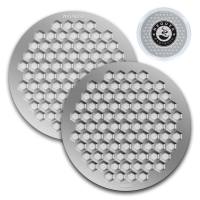 NEOUZA V4 Espresso Puck Screen 0.8mm Thickness Honeycomb Mesh  Stainless Steel for Coffee Portafilter Basket