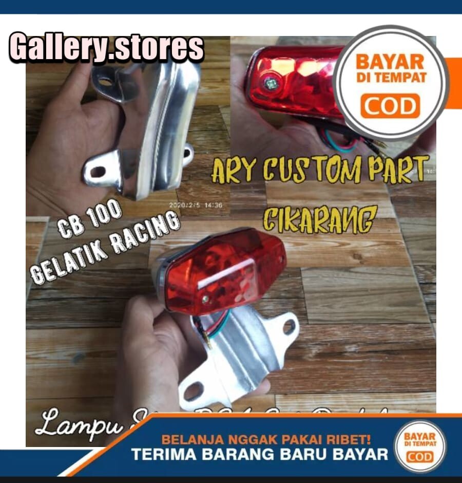 Cod Stoplamp Lampu Belakang Cb 100 Cb Gelatik Racing Model Bsa Set Dudukan Termurah Lazada Indonesia