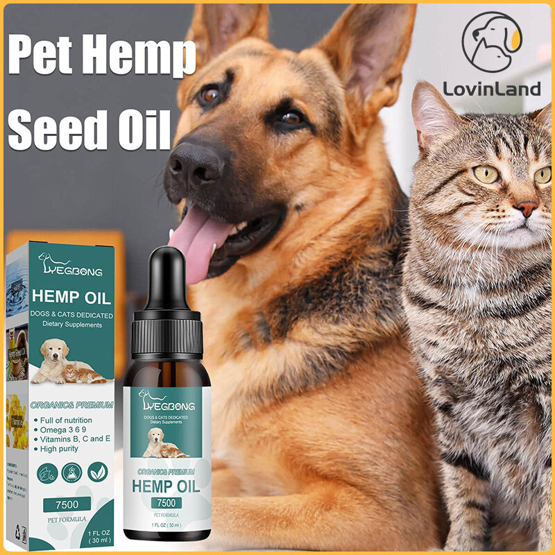 30ml làm dịu tinh dầu cho chó/mèo Pet giảm lo lắng strengtheens khả năng miễn dịch chăm sóc thú cưng dầu hiệu quả lo lắng Căng Thẳng Đau