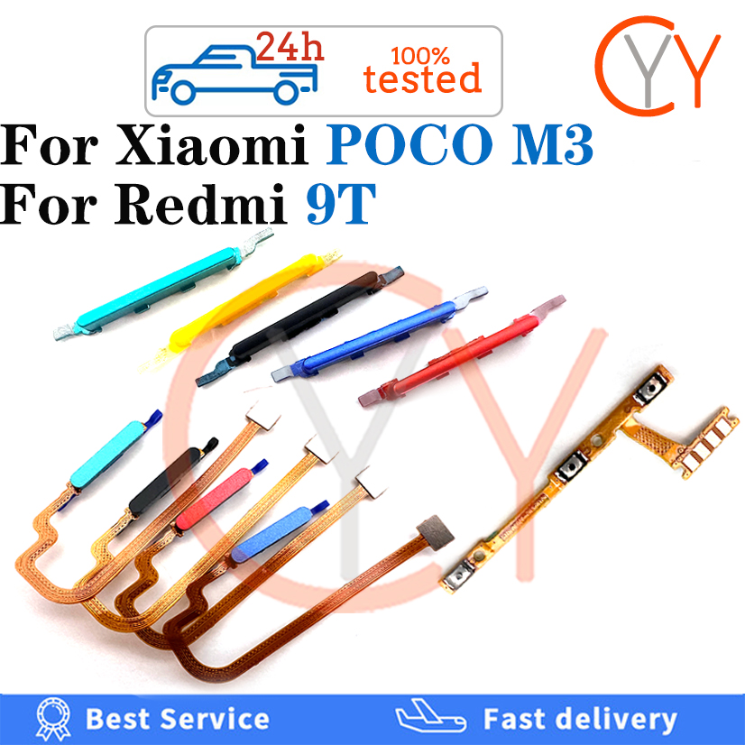 Pour Xiaomi Poco M3 nappe câble bouton interrupteur latéral power on
