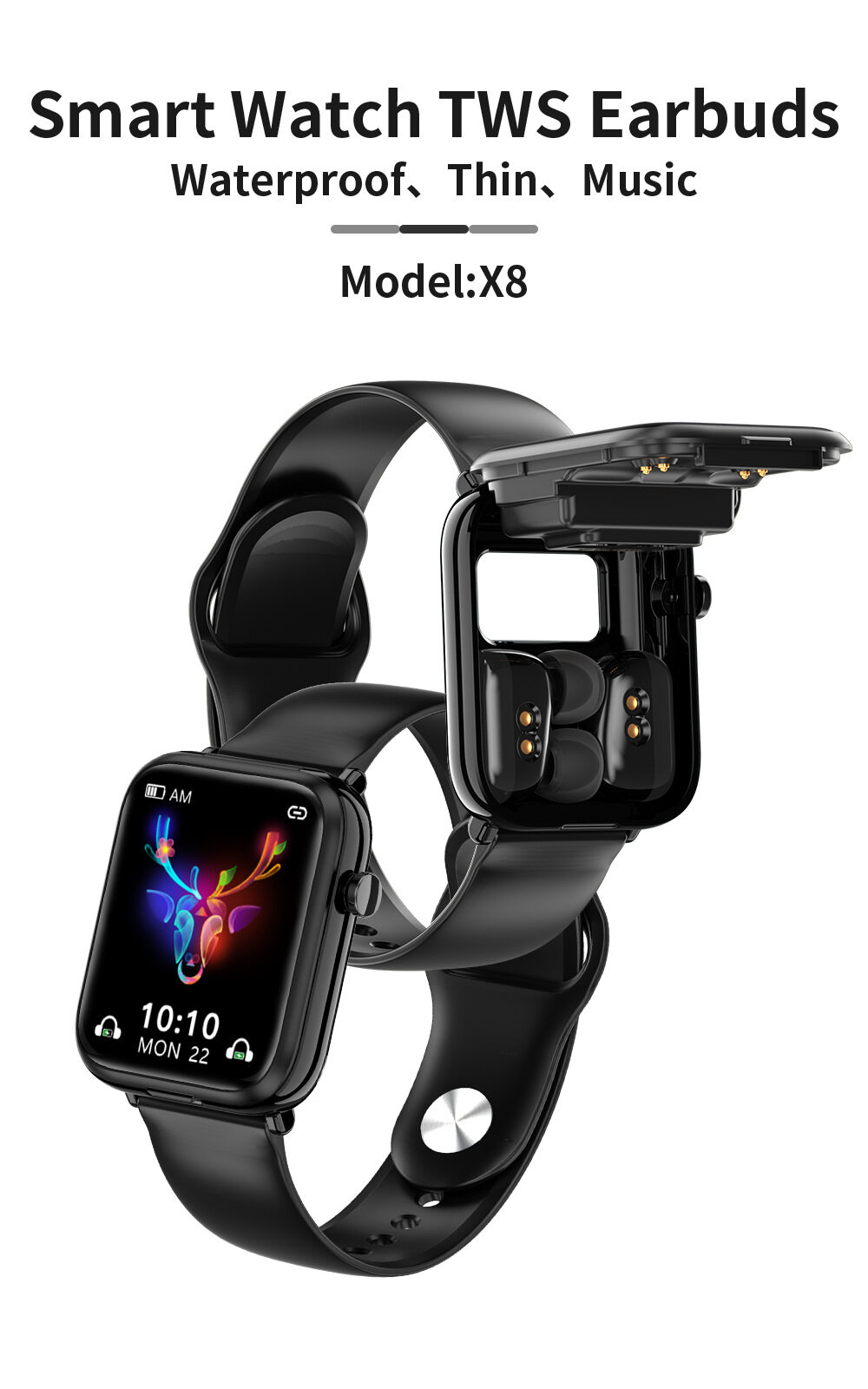 Elextor earbuds smartwatch outlet 2019