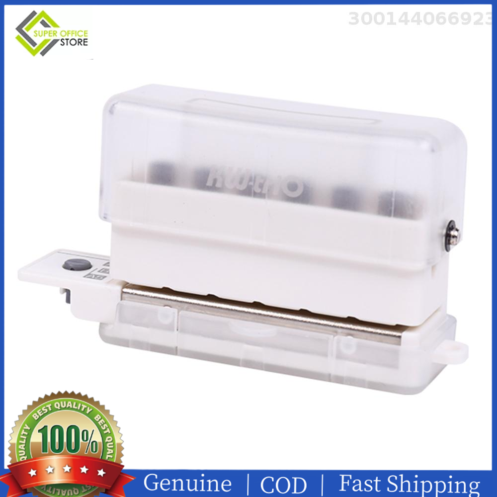【Original 】KW-triO 6-Hole Paper Punch Handheld Mini Puncher Support Multiple 20/26/30 Hole Punching 5.5mm Aperture for A4 A5 B5 Notebook Scrapbook Diary Planner Calendars Agenda Greeting Card DIY Office Home School