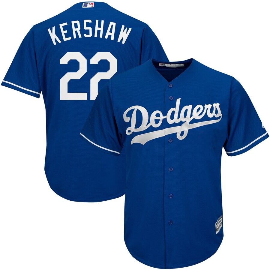 kershaw jersey mens