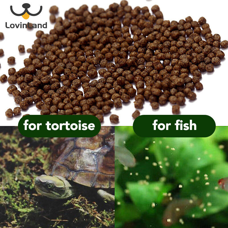 Lovinland thức ăn cho cá thức ăn cho rùa nước thức ăn cho thú cưng rùa brazil bổ sung canxi 2g