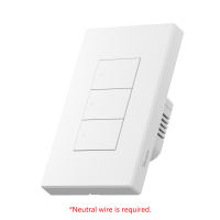 SONOFF M5 Matter WiFi Smart Switch Type 120 Light Switch Smart Wall Switch Neutral Wire Push Button Switch Apple Home Control eWeLink APP Control Smart Timer Voice Control with Alexa Google Home