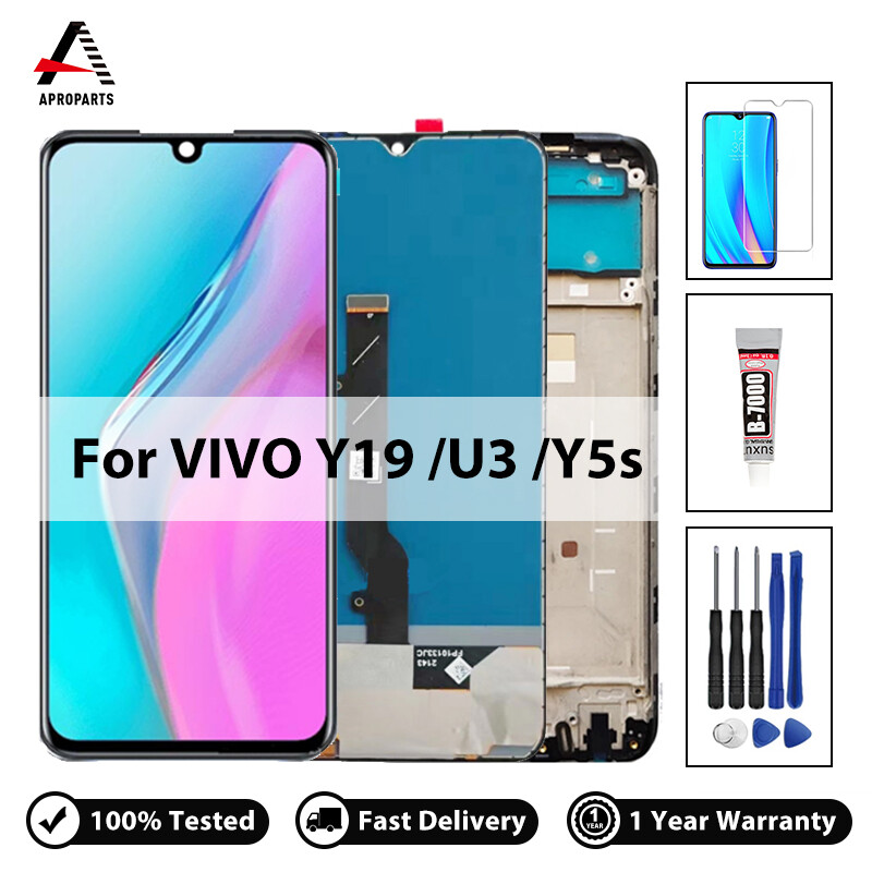 Màn hình lcd đã thử nghiệm 100% cho vivo y19 u3 y5s bộ số hóa cảm ứng màn hình lcd cho vivo 1915 linh kiện thay thế màn hình lcd kèm dụng cụ sửa chữa miễn phí
