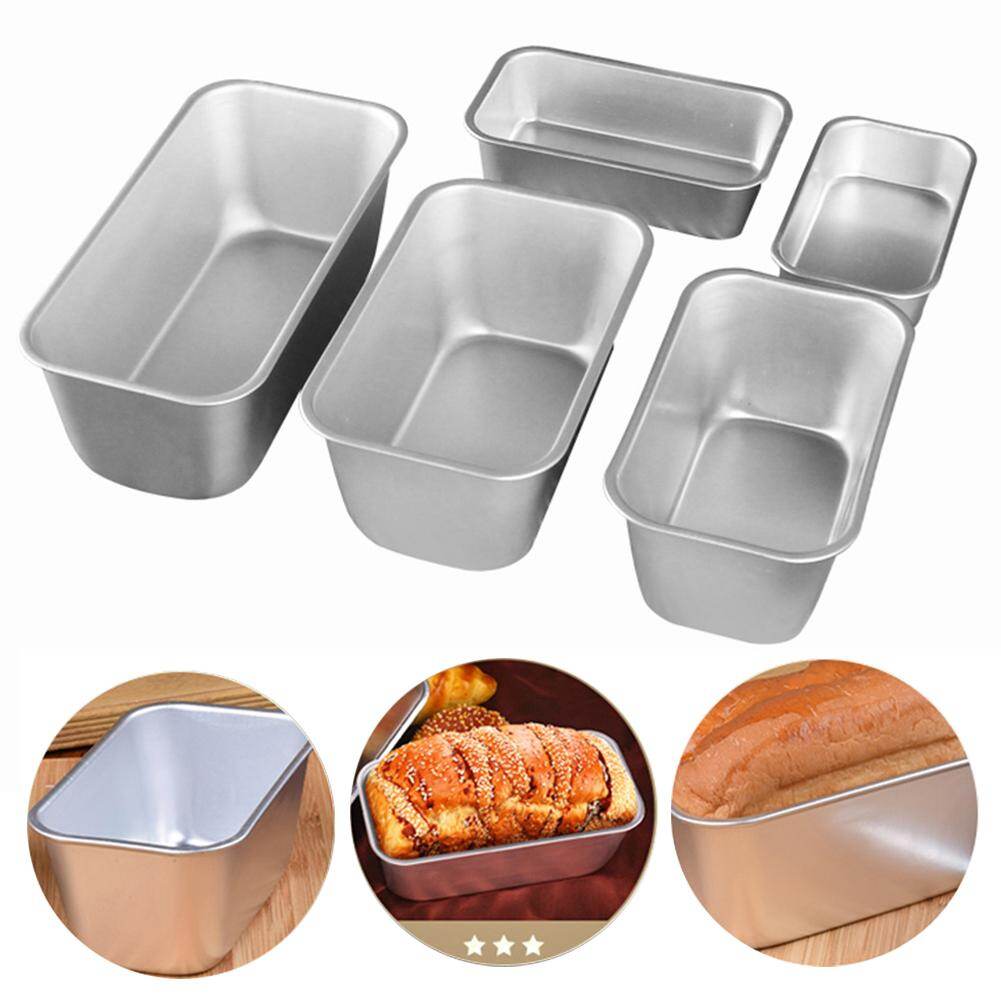 Gambar Aluminum Alloy Non Stick Cheese Cake Toast Mold Bread Loaf Pan Baking Pans Dishes Kitchen Baking Tool Cake Baking Pans Cake Pan