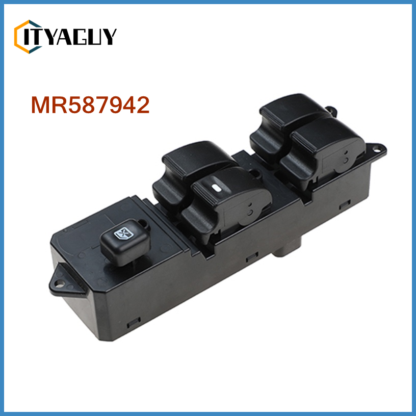 Mr194826 công tắc cửa sổ điện công tắc chính cửa sổ điện bên lái cho mitsubishi lancer pajero outlander