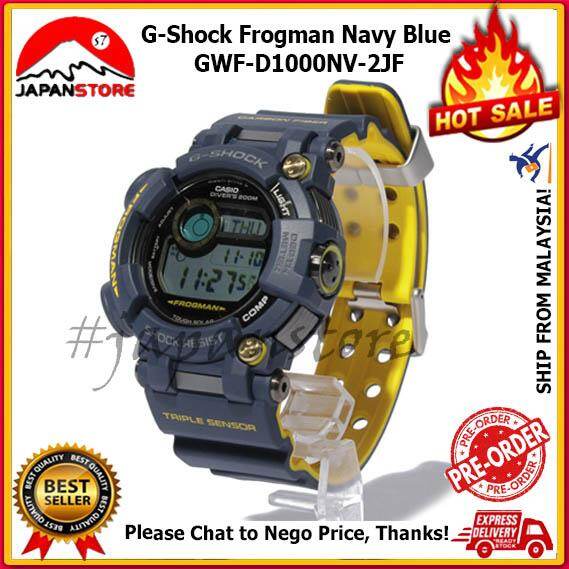 g shock frogman blue