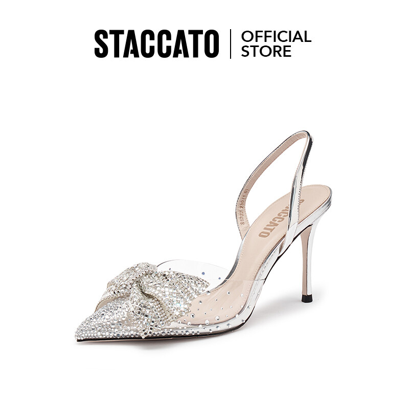 Staccato Women's High Heels Fairy Shoes Closed Toe Sandals S8702 ราคา 4,236 บาท*ส่งฟรี