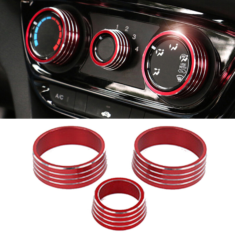 3Pcs/Set Air Conditioning Heat Control Switch knob AC Knob cover For Honda City XRV Vezel HRV Fit Greiz 14-20 ราคา 153 บาท*ส่งฟรี