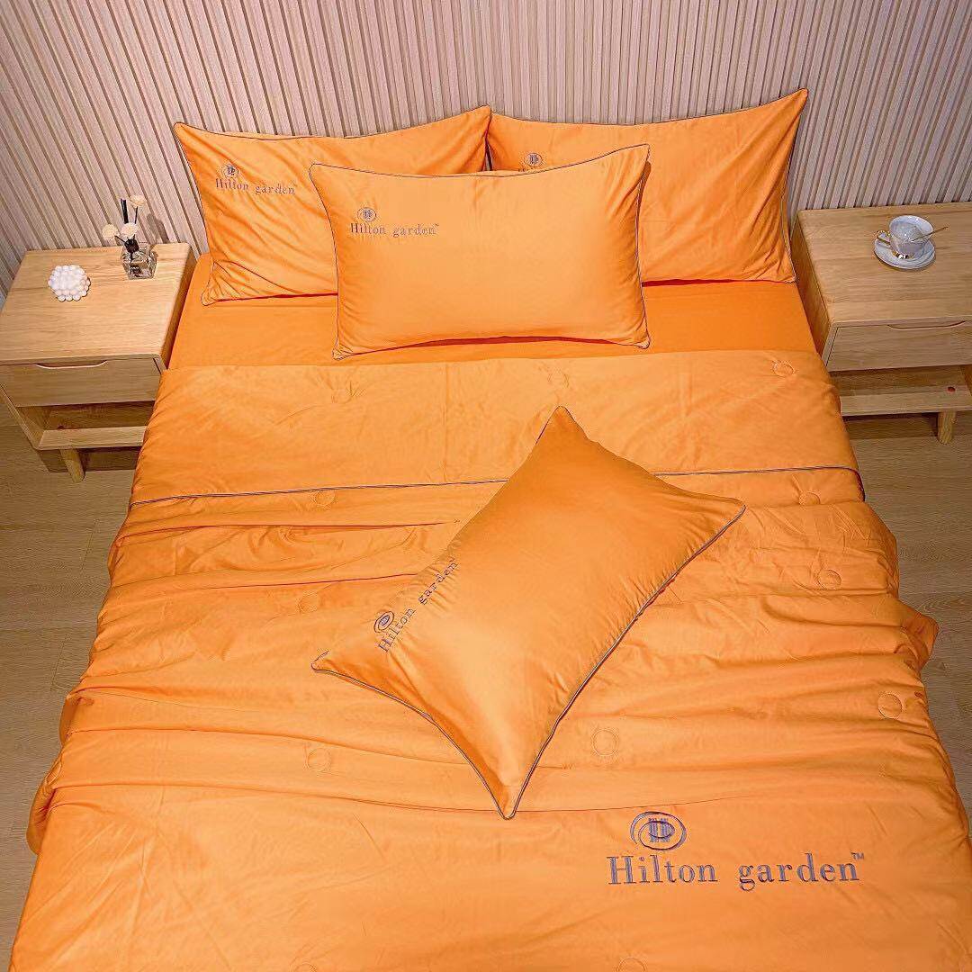 Hilton Chăn Lụa Mùa Hè, Bộ 4 Cái Chăn Mùa Hè Điều Hòa, Có Ga Trải Giường Và Vỏ Gối
