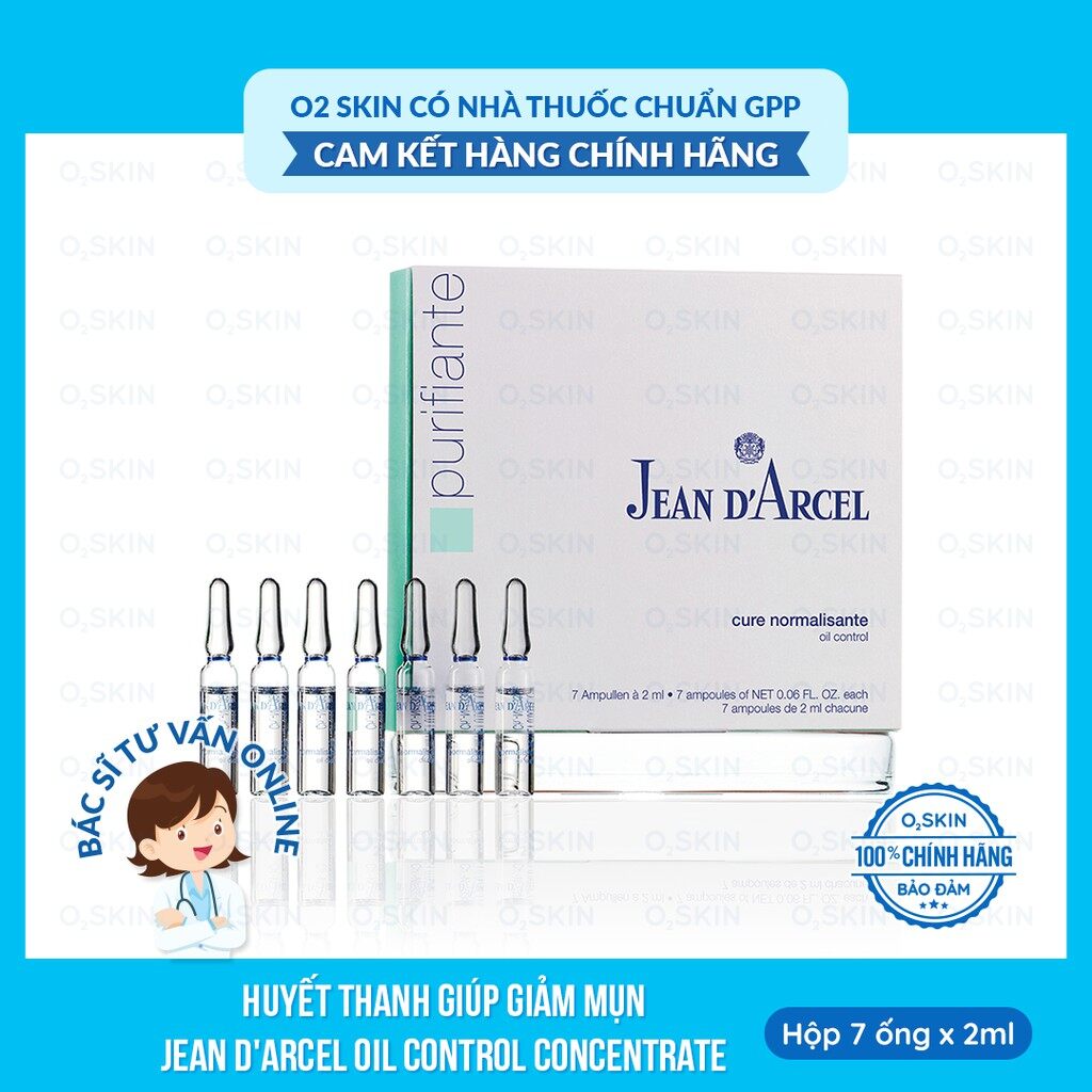 HUYẾT THANH GIẢM MỤN 🎁  / BÁC SĨ KHÁC VÀ TƯ VẤN ONLINE 💓 JEAN D'ARCEL OIL CONTROL CONCENTRATE 💞💞💞