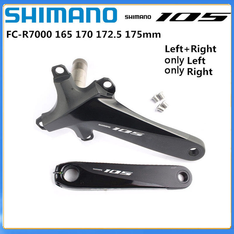 Shimano 105 R7000 Crank Arm Left Right Side Drive 11 Speed 165mm 170mm 172.5mm 175mm Crankarm For 110BCD Crankset Road Bike Bicycle Accessories store ราคา 807 บาท*ส่งฟรี