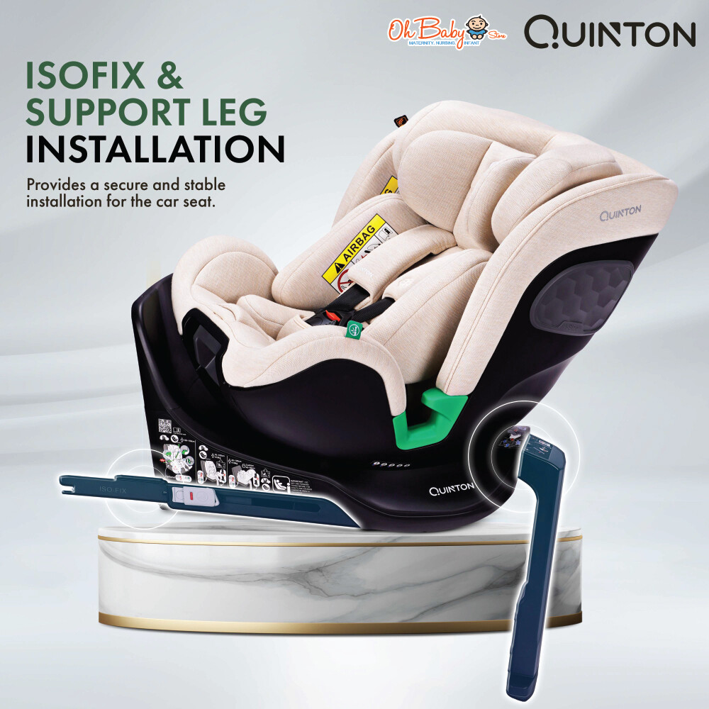 Quinton Coxy 360 i size car seat suitable child from age to age