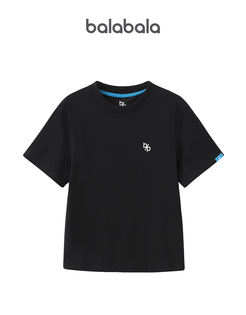 Maglietta a maniche corte per bambini balabala, abbigliamento estivo, da ragazzo e ragazza, fresca, traspirante, ad asciugatura rapida, adatta alla famiglia, abbinata alla moda