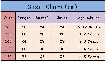 Suspender Size Chart