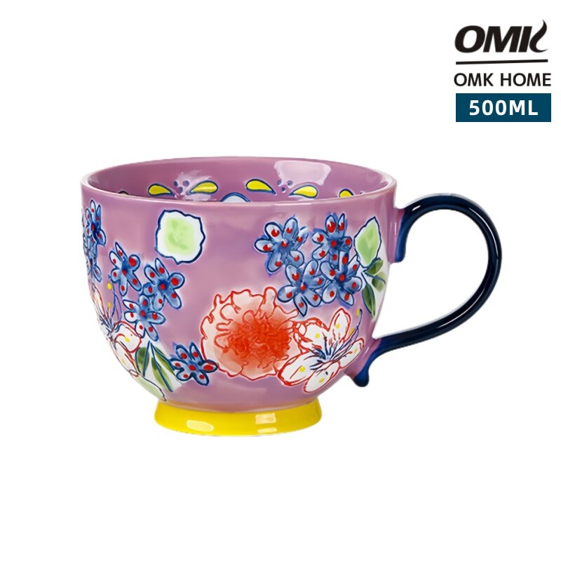 Omk Mỹ gốm 500ml cốc chén ăn sáng cà phê