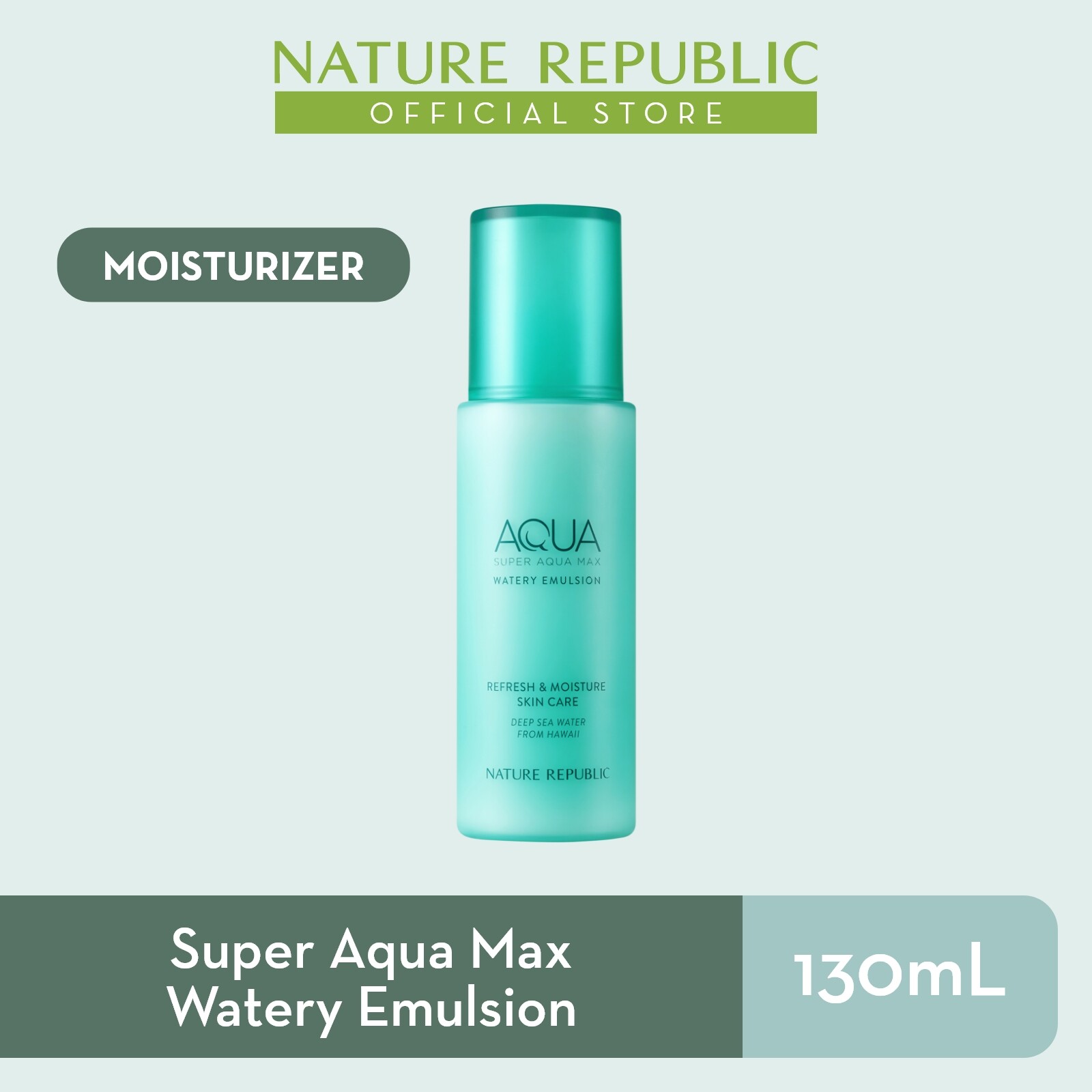 Gambar Nature Republic Super Aqua Max Watery Emulsion   for Dry Skin (130ml)