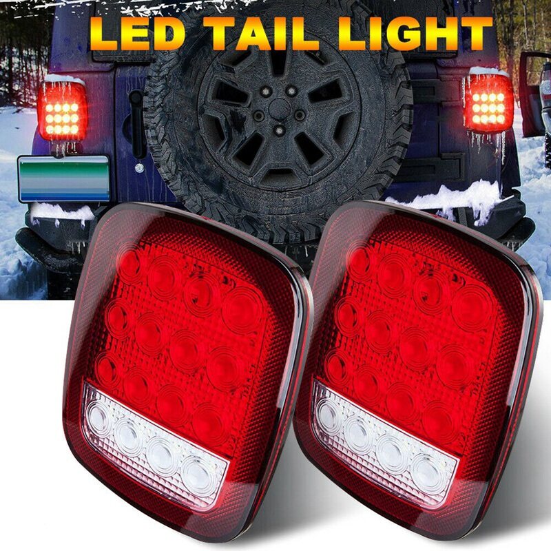 LED Tail Light Rear Light Brake Reverse Turn Signal for Jeep Wrangler TJ CJ  YJ 