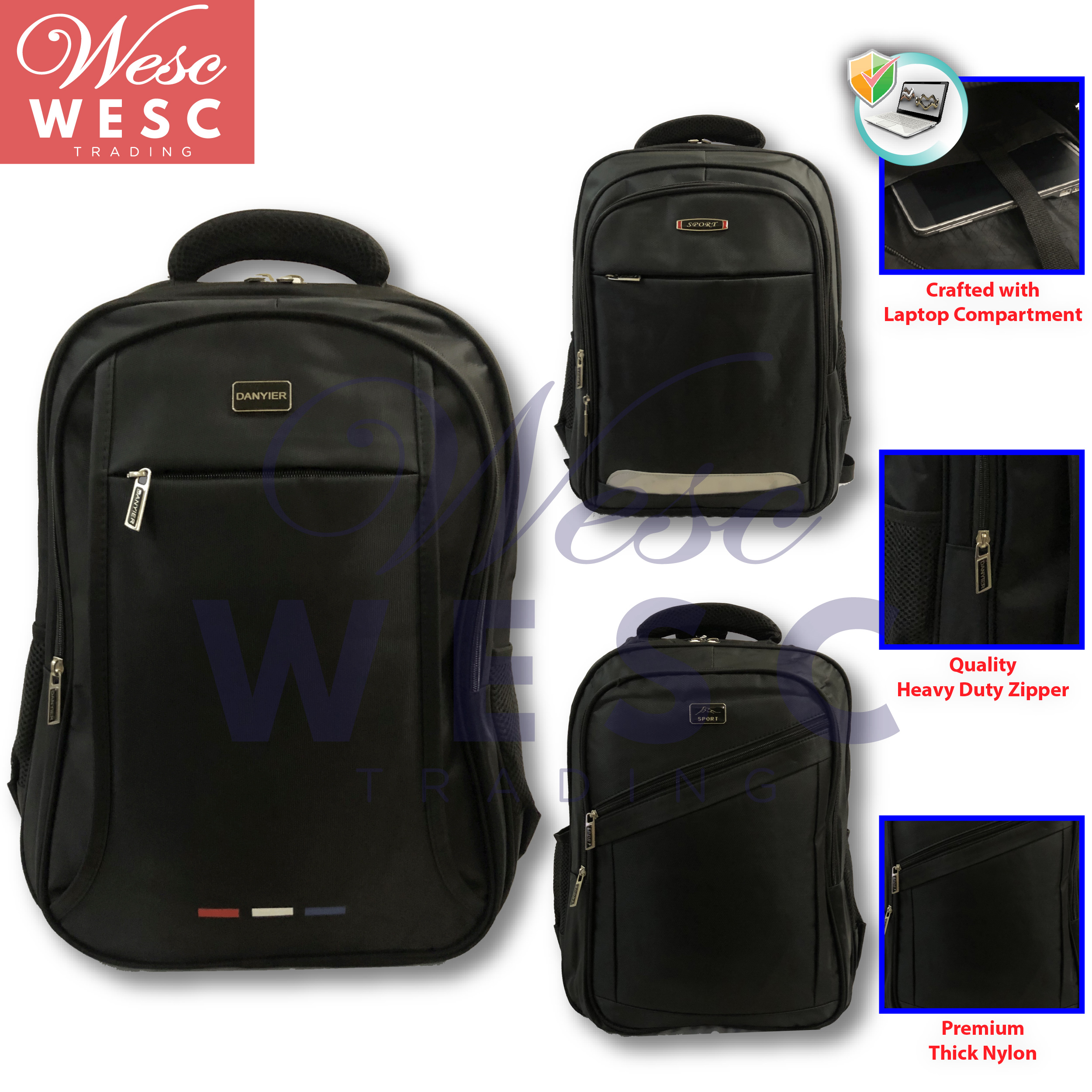 backpack for 17inch laptop SuperHandy 17 Inch Water-Resistant Tech Backpack  Multiple Compartments Laptop Bag for Work, Travel & Commuting