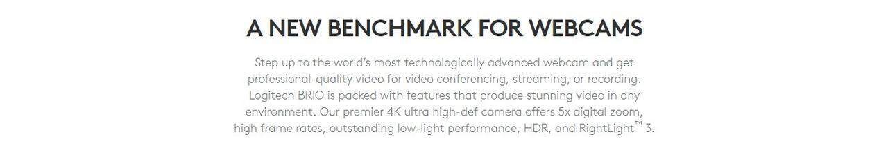 Logitech Brio 4K Ultra HD Pro Webcam with HDR & Windows Hello Supported 12 c9b714b1d12cf3bf85f9605b13d6c460