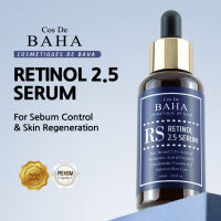Cos De BAHA-Retinol 2.5% Facial Serum with Vitamin E - Diminishes Acne-prone + Age Spot Remover + Retinol Serum 2.5 High Strength for Face without a Prescription 2oz (60ml)