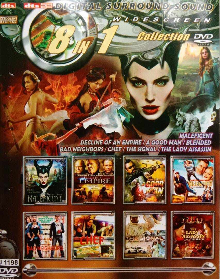 DVD English Movie Maleficent A Good Man The Lady Assassin