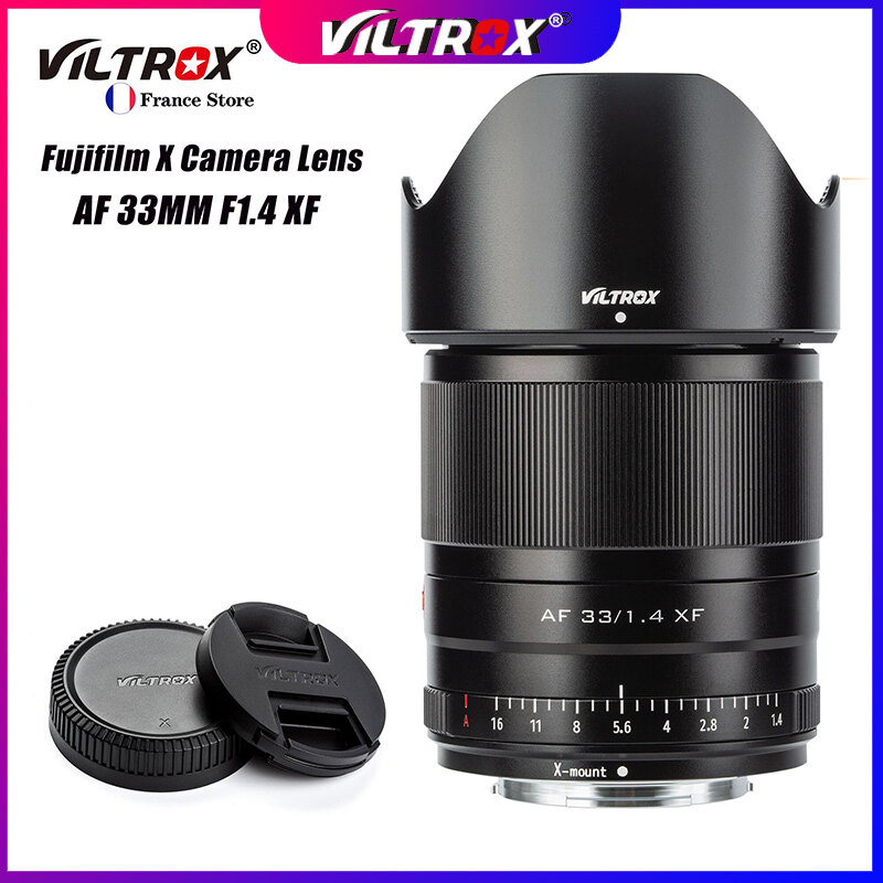Viltrox 33mm F1.4 XF Auto Focus Portrait Large Aperture Lens APS-C For Fujifilm Fuji X Mount Camera Lens X-T3 X-T30 X-T20 X-Pro2 Presyo 14,380 Piso*Libreng Shipping