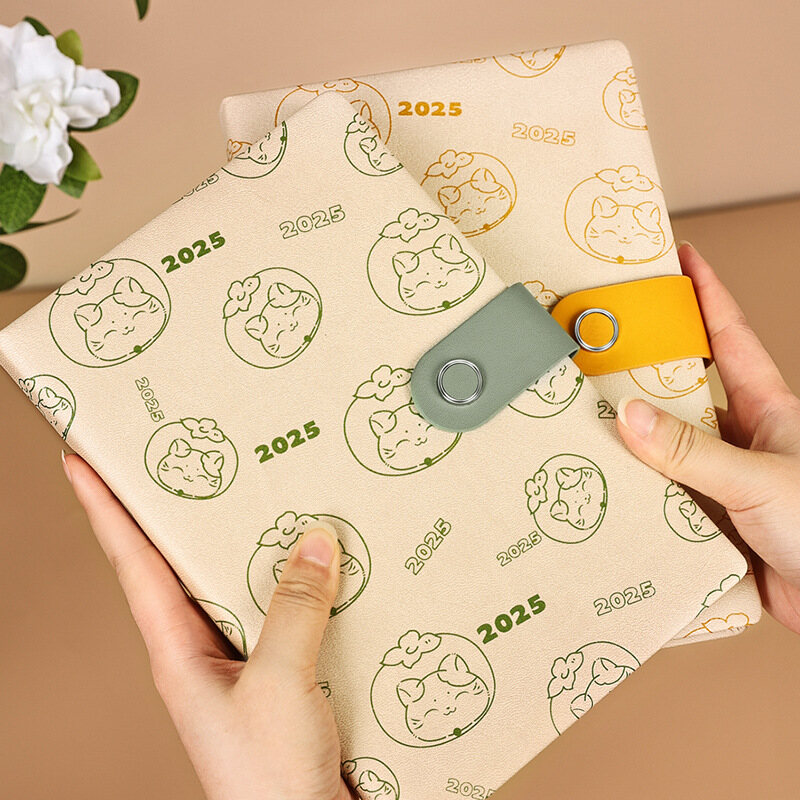 2023 Kawaii Ít Gấu Chương Trình Nghị Trình Tổ Chức Nhật Ký A5 Máy Tính Xách Tay Hàng Ngày Tạp Chí Văn Phòng Phẩm Hai Trang Mỗi Tuần Notepad Lịch Phác Thảo Cuốn Sách giấy ghi chú văn phòng Cuốn Sách
