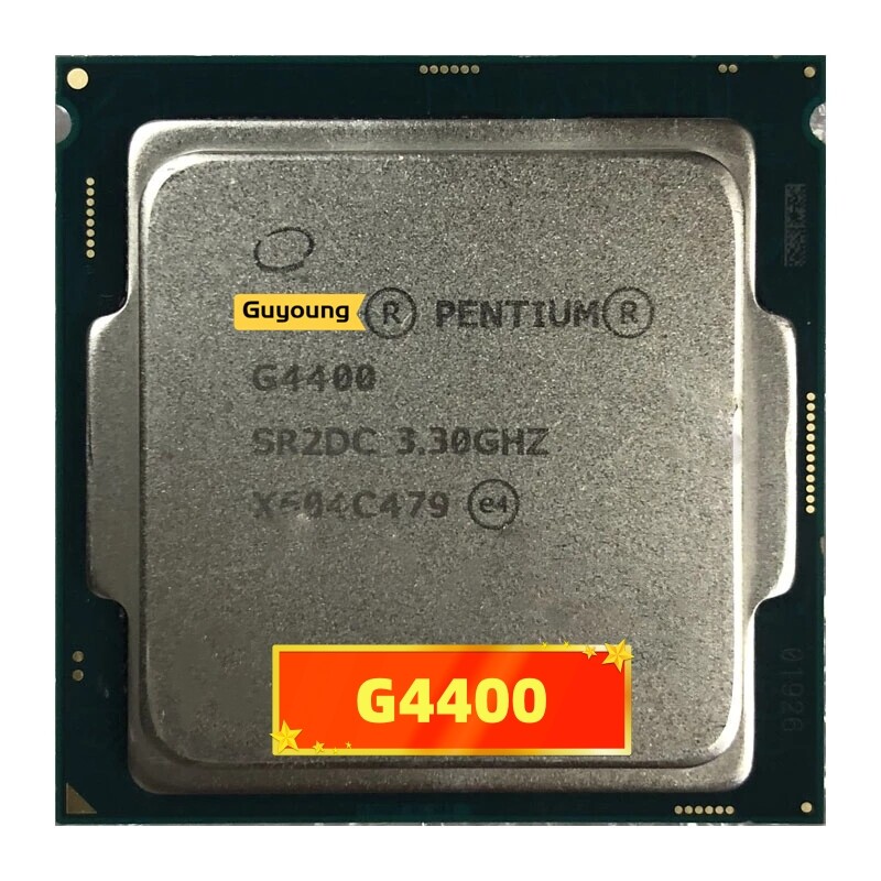 Pentium g4400 3.3ghz lõi kép 2 ren bộ xử lý cpu 3m 54w lga 1151 đã qua sử dụng