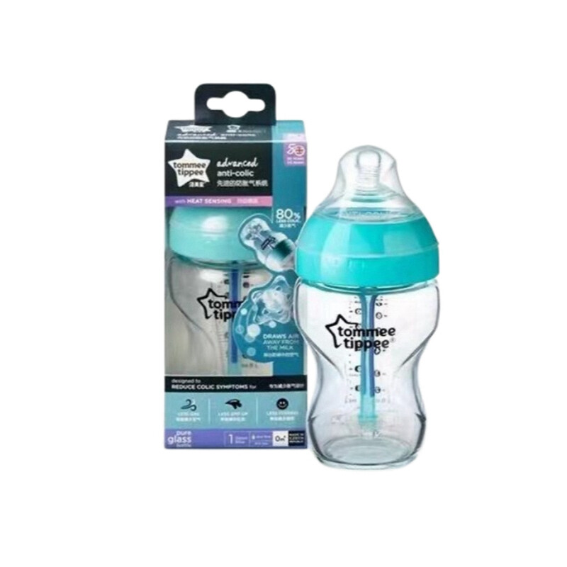Bình sữa Tommee Tippee Closer to Nature Easi-Vent 8oz / 250ml có dòng chảy chậm (82280)