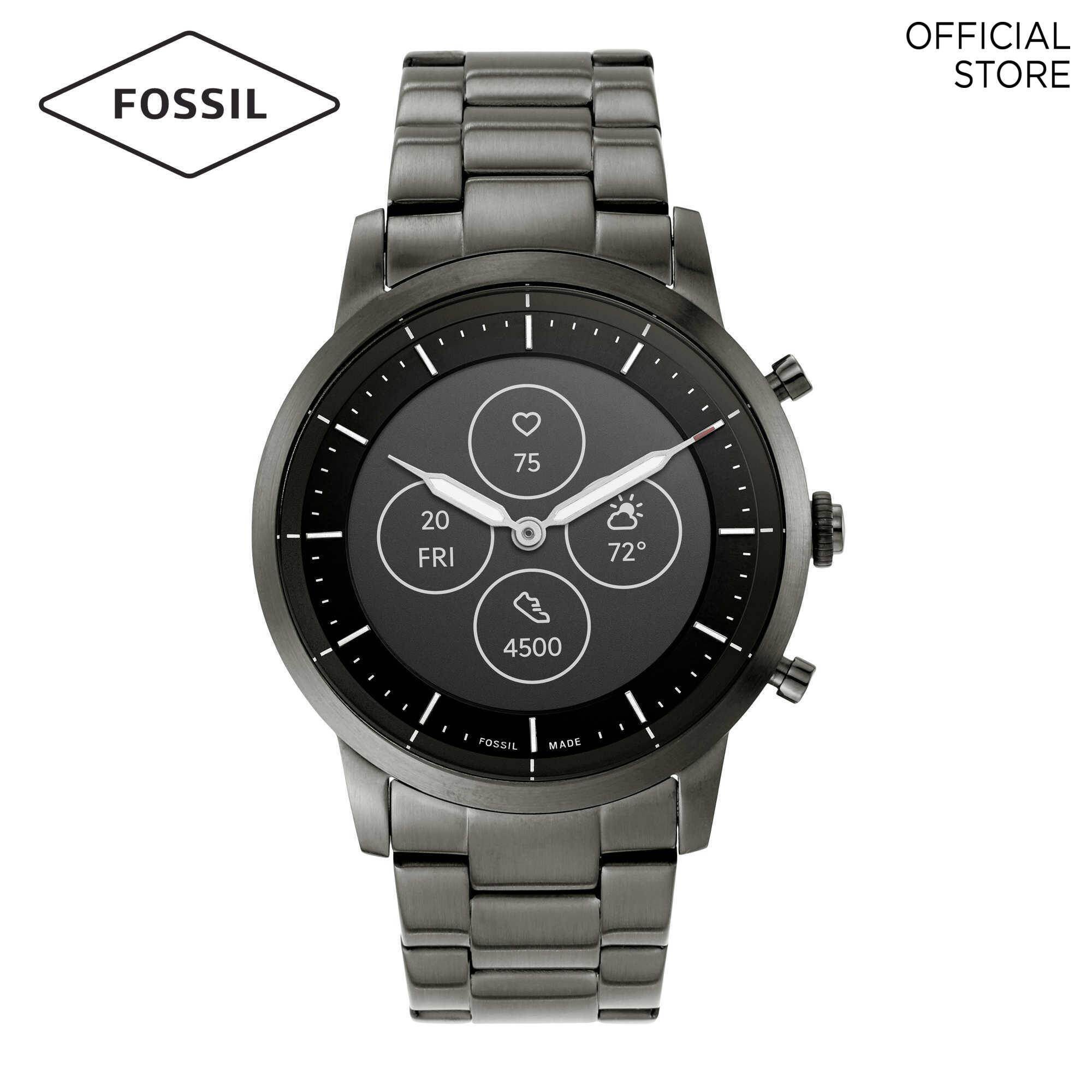 Fossil Latitude Hybrid HR Black 