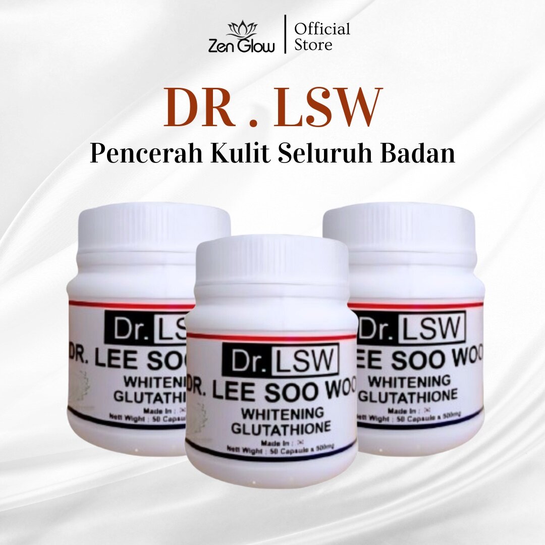 dr. lee soo wook whitening glutathione Dr Lsw Pemutih Badan Ori - Pemutih Kulit Murah Terbaik Dr Lsw Lee Soo Wook  Kapsul Glutathione main image 1