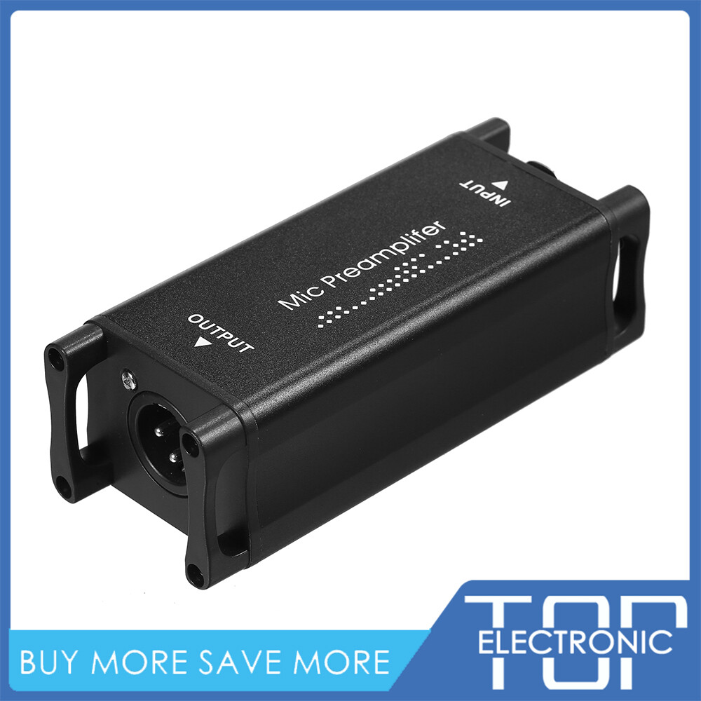 Mic Activator siêu sạch Gain Microphone Preamplifier âm thanh tăng cường cho phòng thu hoặc ghi âm nhà livestream phát sóng hoặc podcast