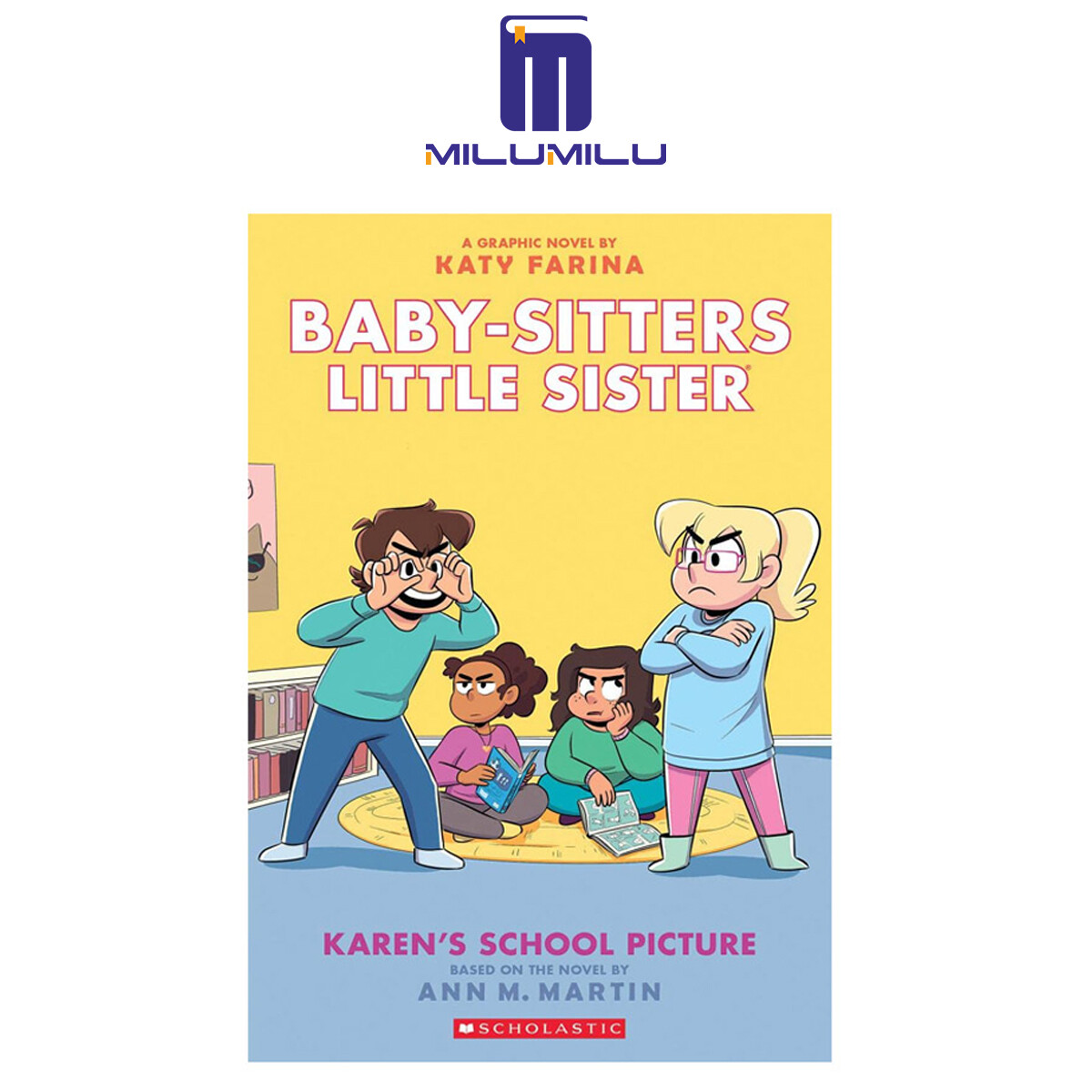 Karen's School Picture: A Graphic Novel (Baby-Sitters Little Sister #5) (Baby-Sitters Little Sister Graphix) Paperback by Katy Farina Original English books Harga 67 Ringgit*Penghantaran Percuma