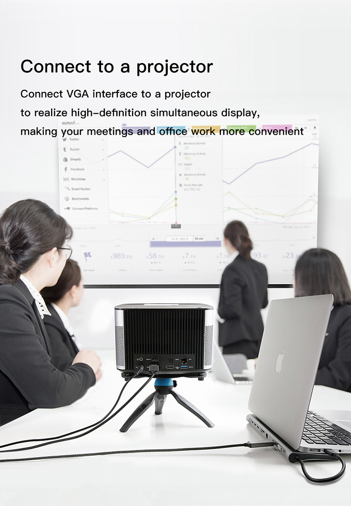 Bộ Hub chuyển đa năng Baseus Enjoyment Series Type C dành cho Smartphone/ Laptop/ Macbook