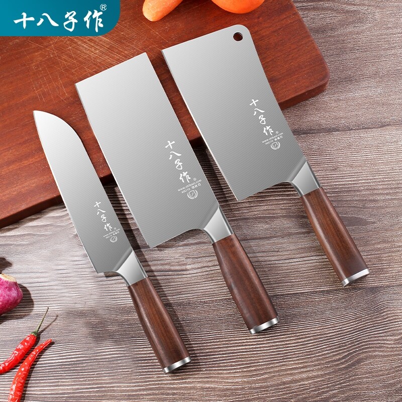 Gambar 18 the son home kitchen knife carving knife super fast forging slicing knife sharp chef special kitchen knives set
